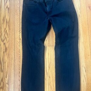 Kenneth Cole New York Men's Black Jeans 36x34 Classic 5 pocket